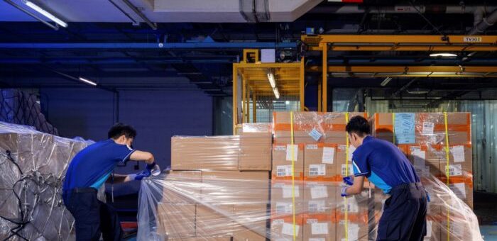Air Cargo Terminal Uses Closed-loop Plastic Sheets