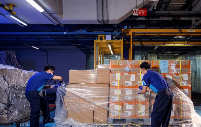 Air Cargo Terminal Uses Closed-loop Plastic Sheets