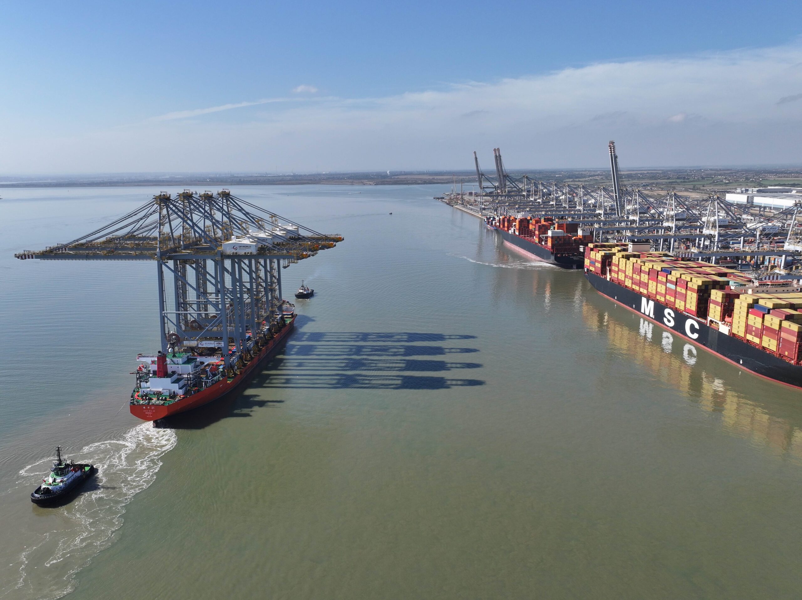 DP World pairs port expansion with electric handling technology