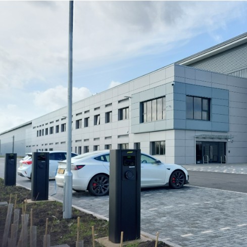 Infinity Park combines EV charging with digital site management